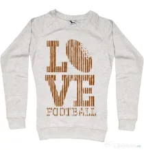Bluza ADLER dama Love football Migdala melanj