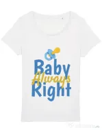 Tricou STANLEY STELLA dama Baby always right Alb