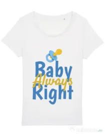 Tricou STANLEY STELLA dama Baby always right Alb