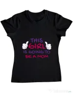 Tricou ADLER dama Future Mom Negru