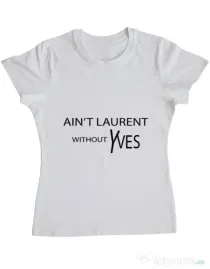 Tricou ADLER dama Yves saint laurent Alb