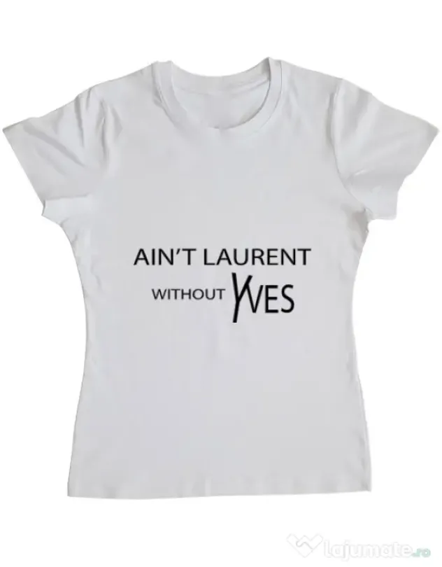 Tricou ADLER dama Yves saint laurent Alb