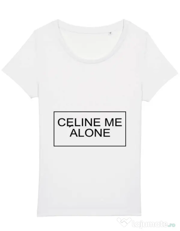 Tricou STANLEY STELLA dama Celine me alone Alb
