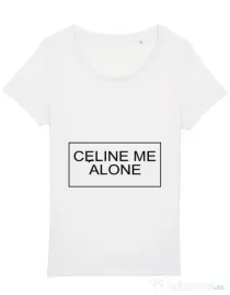 Tricou STANLEY STELLA dama Celine me alone Alb