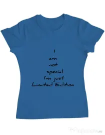 Tricou ADLER dama Limited edition 2 Albastru azuriu