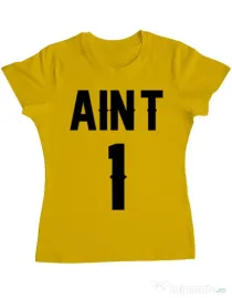 Tricou ADLER dama Ain t one Galben