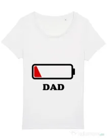 Tricou STANLEY STELLA dama Dad battery Alb
