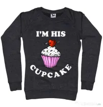 Bluza ADLER dama His cupcake Negru melanj