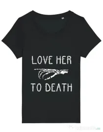 Tricou STANLEY STELLA dama Love her to death Negru