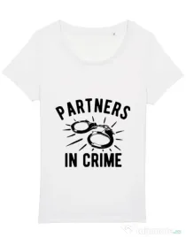 Tricou STANLEY STELLA dama Partners in crime 1 Alb