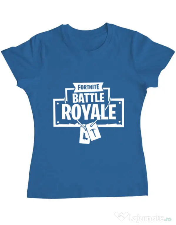 Tricou ADLER dama Battle royale Albastru azuriu