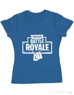 Tricou ADLER dama Battle royale Albastru azuriu
