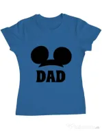 Tricou ADLER dama Mouse dad Albastru azuriu