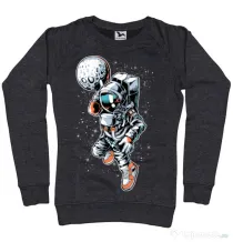 Bluza ADLER dama Astronaut Negru melanj