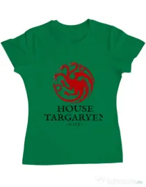 Tricou ADLER dama House Targaryen Verde mediu