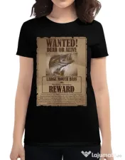 Tricou ADLER dama Dead or alive Negru 