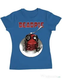 Tricou ADLER dama Deadpie Albastru azuriu