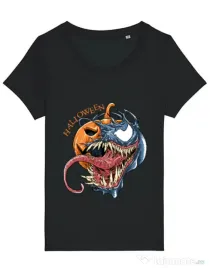 Tricou STANLEY STELLA dama Halloween Venom Negru