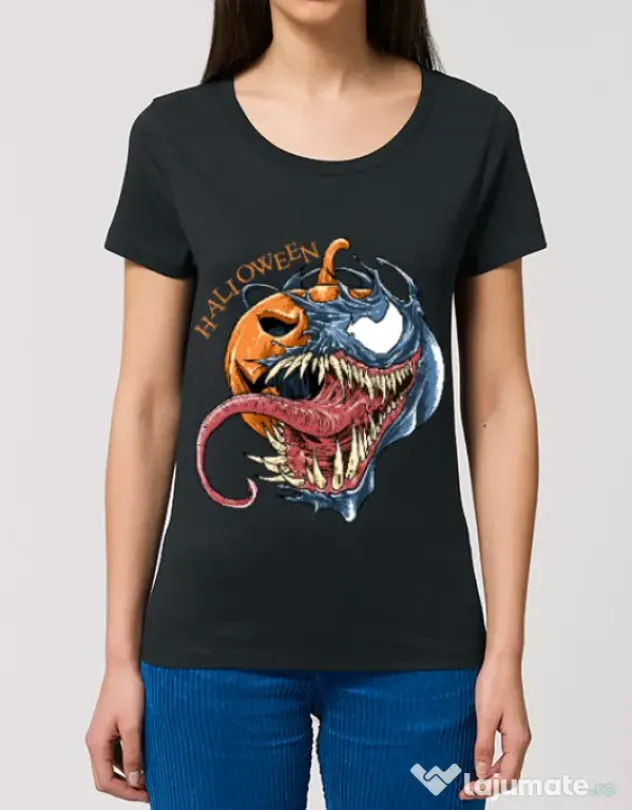 Tricou STANLEY STELLA dama Halloween Venom Negru