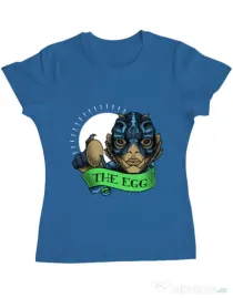 Tricou ADLER dama Shape of water Albastru azuriu