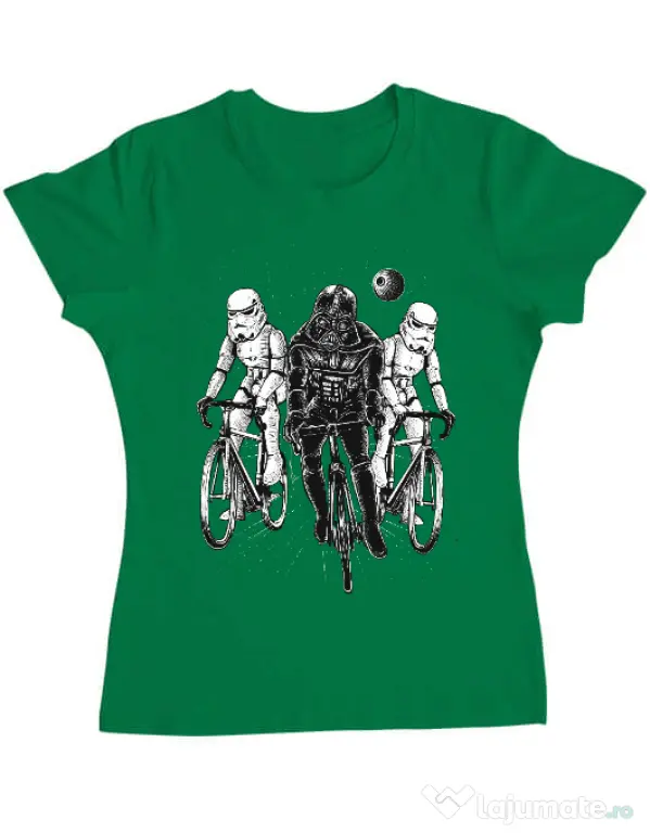 Tricou ADLER dama Star bikers Verde mediu