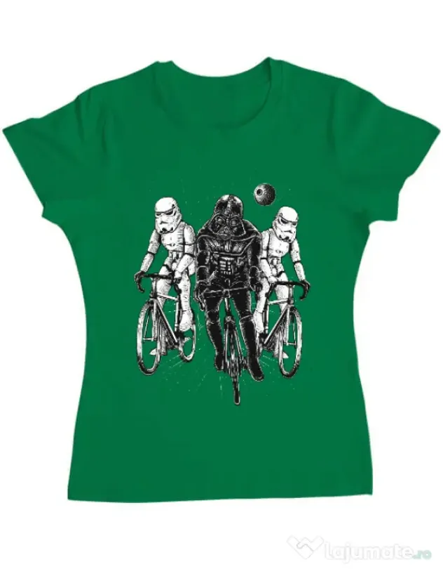 Tricou ADLER dama Star bikers Verde mediu
