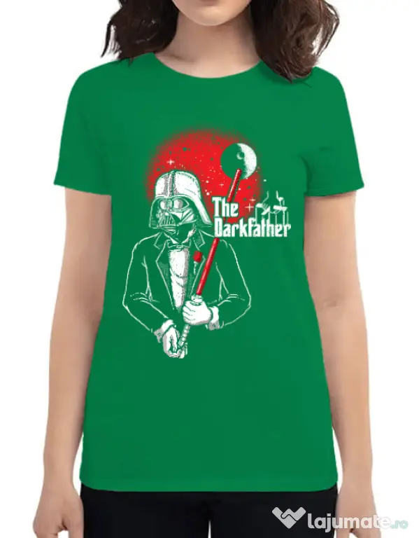 Tricou ADLER dama The darkfather Verde mediu