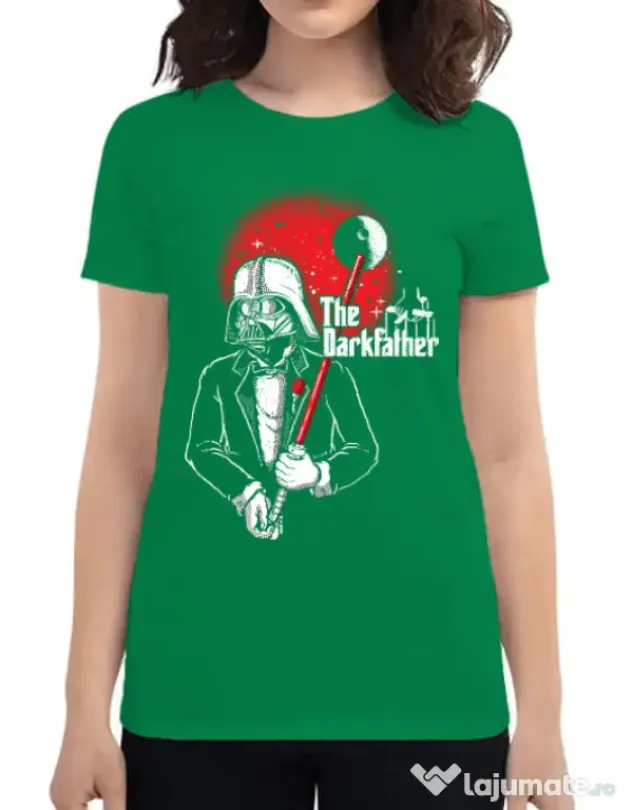 Tricou ADLER dama The darkfather Verde mediu