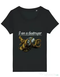 Tricou STANLEY STELLA dama Destroyer Negru