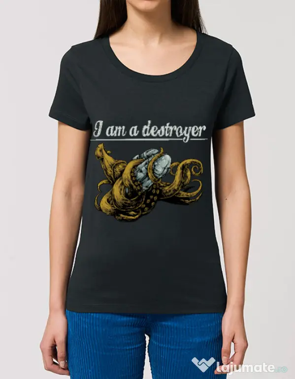 Tricou STANLEY STELLA dama Destroyer Negru