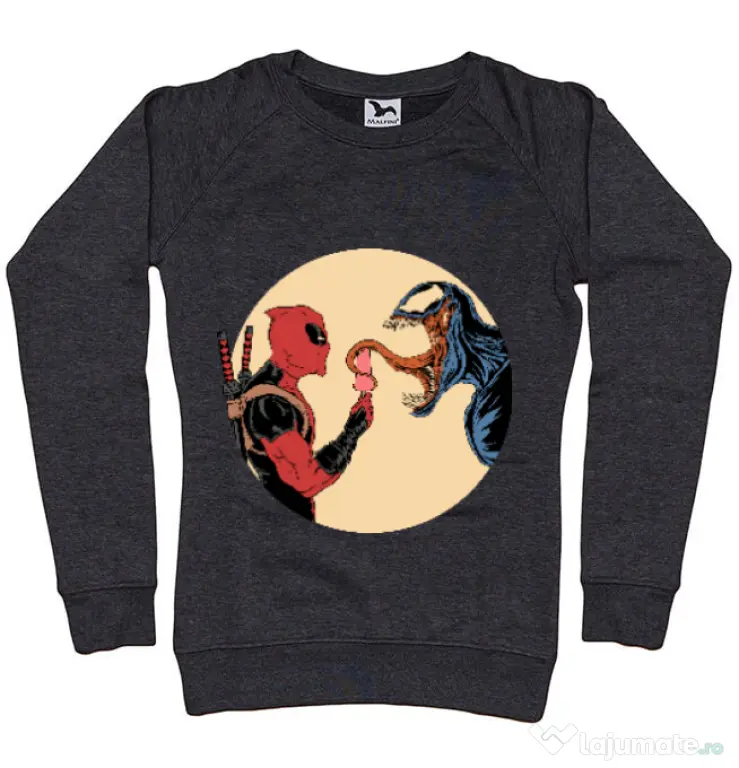 Bluza ADLER dama Venom icecream Negru melanj