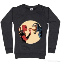 Bluza ADLER dama Venom icecream Negru melanj