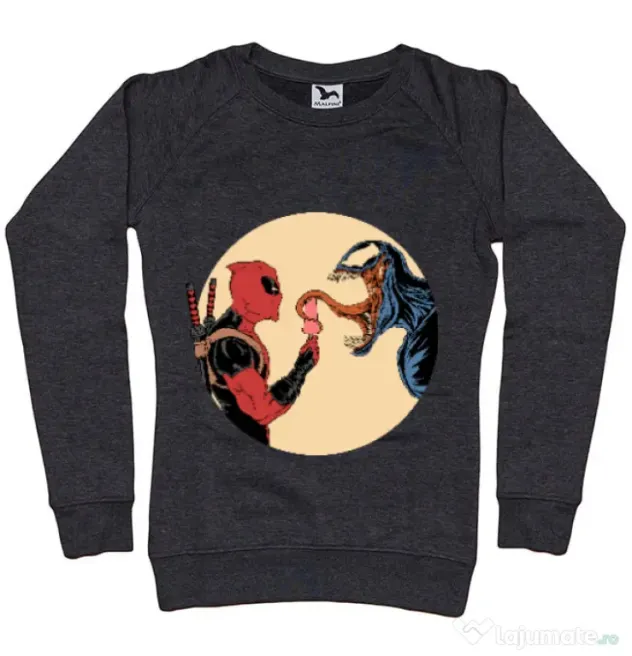 Bluza ADLER dama Venom icecream Negru melanj