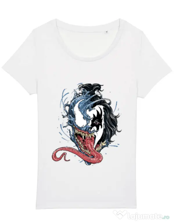 Tricou STANLEY STELLA dama Venom kiss Alb