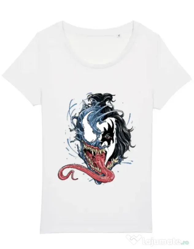 Tricou STANLEY STELLA dama Venom kiss Alb