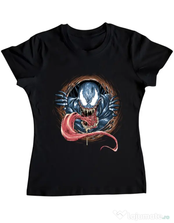 Tricou ADLER dama Venom rise Negru