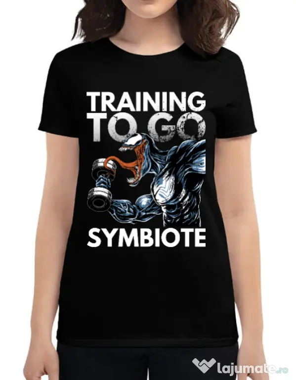 Tricou ADLER dama Venom training Negru