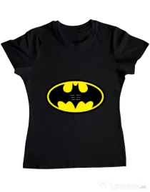 Tricou ADLER dama Six pack Batman Negru