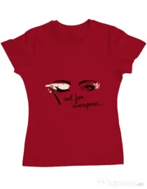Tricou ADLER dama Not for everyone Rosu