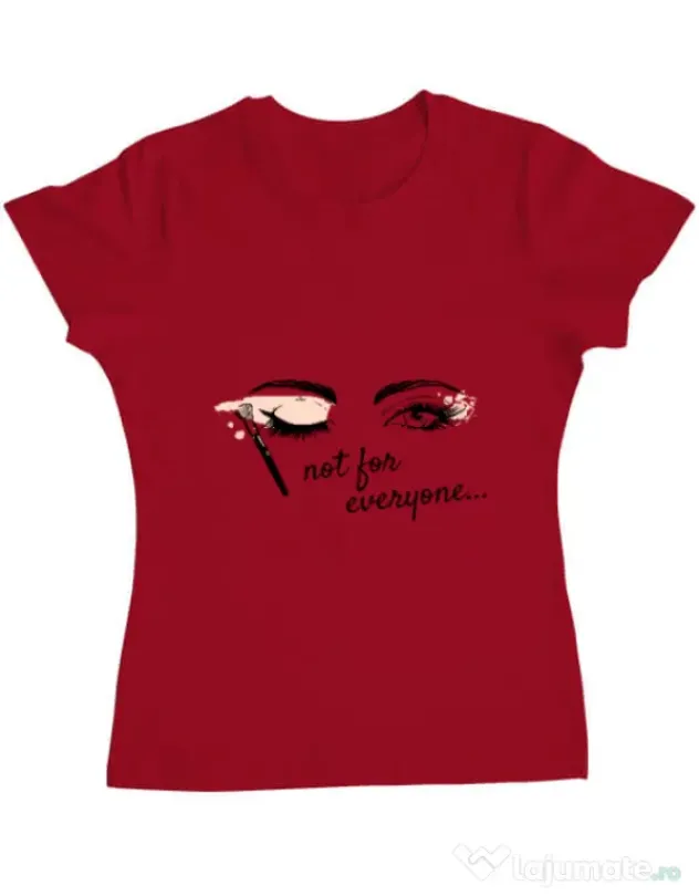 Tricou ADLER dama Not for everyone Rosu