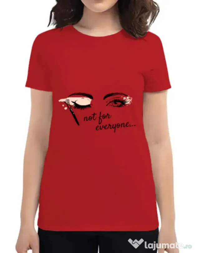 Tricou ADLER dama Not for everyone Rosu