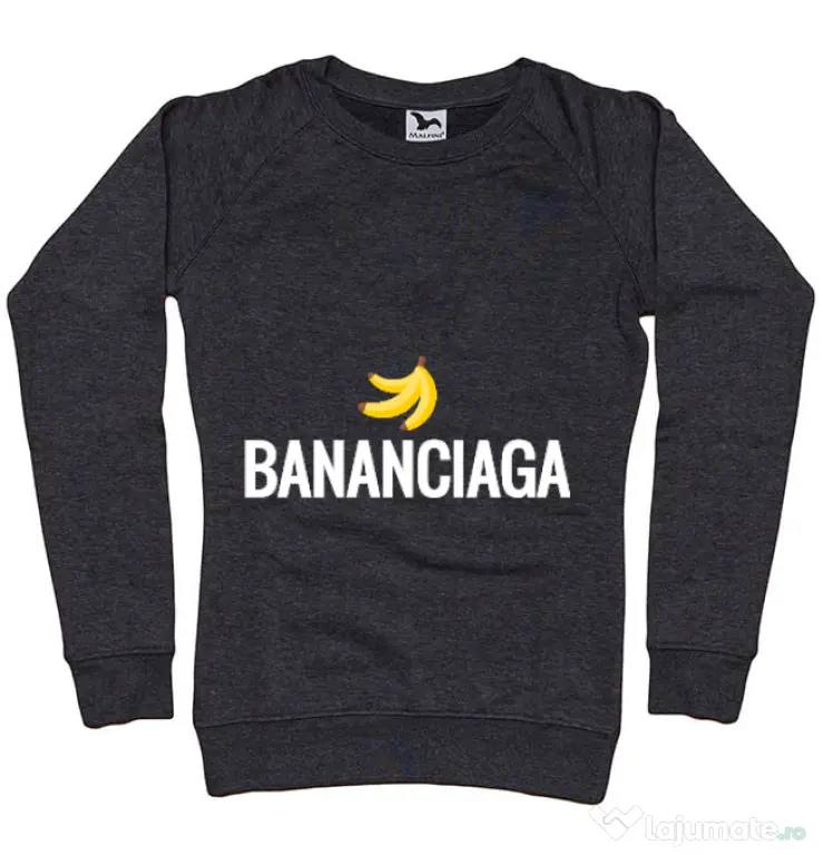 Bluza ADLER dama Bananciaga Negru melanj