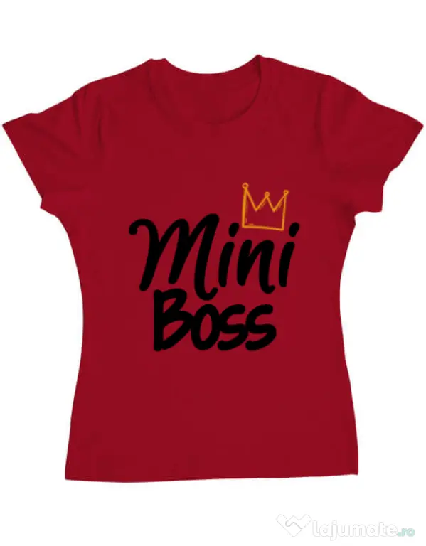 Tricou ADLER dama Mini boss Rosu