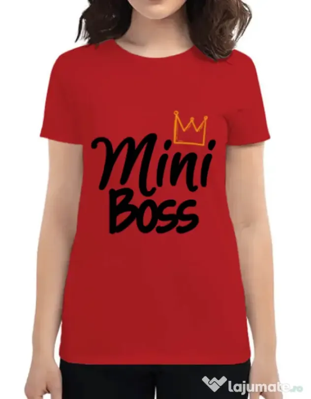 Tricou ADLER dama Mini boss Rosu