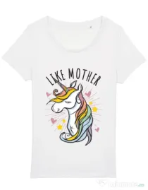 Tricou STANLEY STELLA dama Like mother Alb