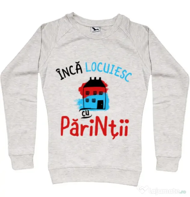Bluza ADLER dama Inca locuiesc cu parintii Migdala melanj
