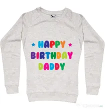 Bluza ADLER dama Happy Birthday Daddy Migdala melanj