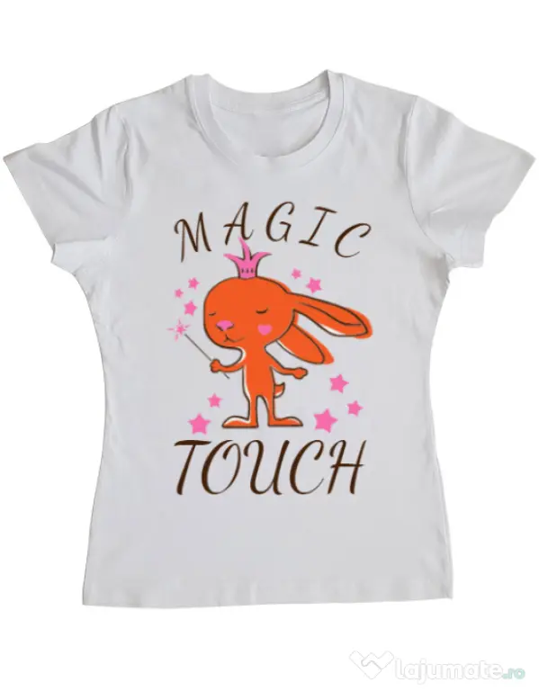 Tricou ADLER dama Magic touch Alb