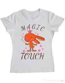 Tricou ADLER dama Magic touch Alb