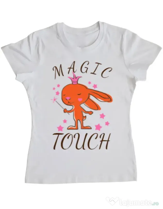 Tricou ADLER dama Magic touch Alb